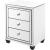 Modern Crystal 3 Drawers End Table, Composition 2