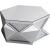 Modern Crystal Mirrored Coffee Table