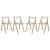 Menno Acrylic Folding Chair (Set of 4)
