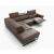 Celeste Modular Leather L-Shape Sectional Sofa