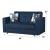 Miami Fabric Storage Sleeper Living Room Set