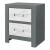 Micah MDF Nightstand w/2 Drawers