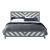 Micah MDF/Wood Panel Bed, Queen Size