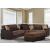 Midtown Fabric/PU Convertible Sectional