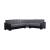 SM Uptown Fabric/PU Reversible L-Shape Storage Sleeper Sectional Sofa