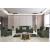 Midyat Woven Microsuede Convertible Storage Sofa