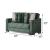 Midyat Woven Microsuede Living Room Set