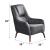 Milan Fabric Armchair