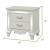 Milan 2-Drawer Wood Veneer Nightstand