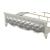 Milan Queen Size Bed with Leatherette Upholstered Footboard & Headboard
