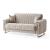 Milford Chenille Convertible Storage Loveseat