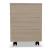 Mito Office Melamine Lockable Mobile Pedestal w/3 Drawers & Pencil Tray