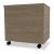 Mito Office Melamine Lockable Mobile Pedestal w/3 Drawers & Pencil Tray