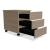 Mito Office Melamine Lockable Mobile Pedestal w/3 Drawers & Pencil Tray