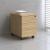 Mito Office Melamine Lockable Mobile Pedestal w/3 Drawers & Pencil Tray
