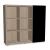 Mito Office Managerial Cabinet w/Sliding Gloss Finish Door