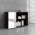 Mito Office Managerial Cabinet w/6 Shelves & Sliding Gloss Finish Door