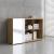Mito Office Managerial Cabinet w/6 Shelves & Sliding Gloss Finish Door