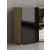 Mito Office Managerial Cabinet w/6 Shelves & Sliding Gloss Finish Door