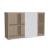Mito Office Managerial Cabinet w/Sliding Gloss Finish Door