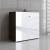 Mito H34.6-inch Office Cabinet w/2 Gloss Finish Doors