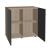 Mito H34.6-inch Office Cabinet w/2 Gloss Finish Doors
