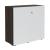Mito H34.6-inch Office Cabinet w/2 Gloss Finish Doors