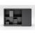 Mito Office Managerial Cabinet w/6 Shelves & Sliding Matt Finish Door