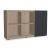 Mito Office Managerial Cabinet w/Sliding Gloss Finish Door