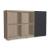 Mito Office Managerial Cabinet w/Sliding Matt Finish Door
