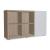 Mito Office Managerial Cabinet w/Sliding Matt Finish Door