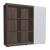 Mito Office Managerial Cabinet w/Sliding Matt Finish Door