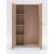 Mito Lockable Wardrobe w/File Storage, 2 Doors & Slide-Out Hanger
