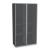 Mito Office Display Cabinet w/2 Aluminum Framed Transparent Glass Doors