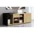 Mito Office Managerial Cabinet w/Lockable Drawer & Sliding Door