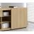 Mito Office Managerial Cabinet w/Lockable Drawer & Sliding Door