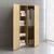 Mito Lockable Wardrobe w/File Storage, 2 Doors & Slide-Out Hanger