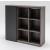 Mito Office Managerial Cabinet w/9 Shelves & Sliding Matt Finish Door