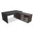Mito Fenix Office Melamine Executive Straight Desk w/Managerial Storage