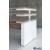 Mito Adjustable Executive Desk w/Side Storage & Gloss Leg
