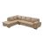 ML157 Top Grain Leather Match L-Shape Sectional, Left Chaise Facing