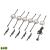 Housings 6 Piece Under Cabinet Lighting Suite, Configuration 2