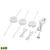 Housings 3 Piece Under Cabinet Lighting Suite, Configuration 2
