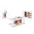 Moa Wood Gloss Storage Coffee Table Set