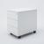 Basic Office Lockable Handleless Mobile Pedestal w/3 Drawers & Sliding Pencil Tray
