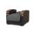 Mobimax PU/Fabric Convertible Living Room Set