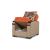Mobimax PU/Fabric Convertible Chair