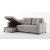 Mocca Fabric Reversible Sleeper Storage Sectional