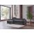 Mocca Chenille Fabric Reversible Sleeper Storage Sectional