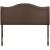 Curl Queen Nailhead Upholstered Headboard